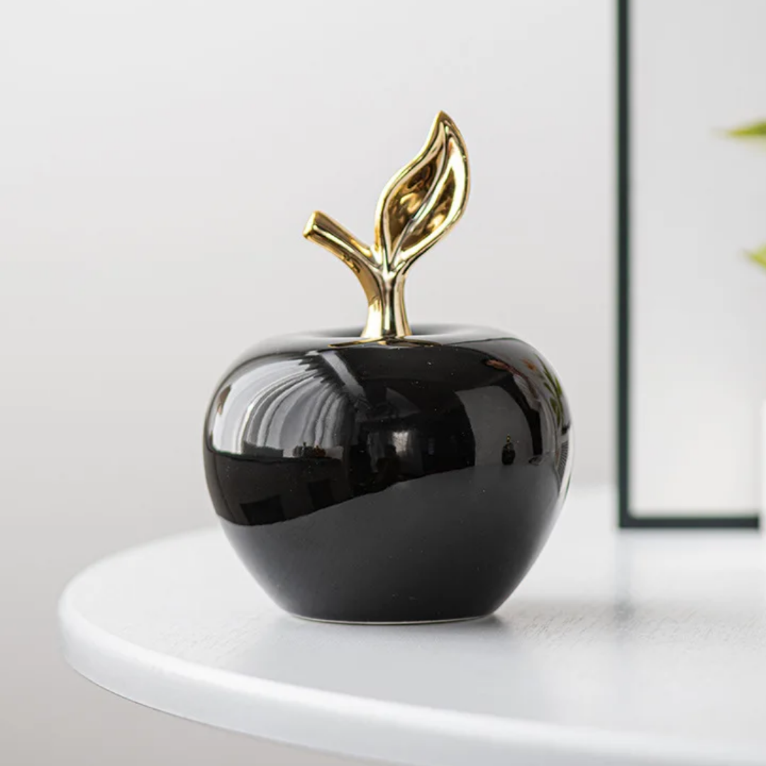 Ceramic Apple Figurine