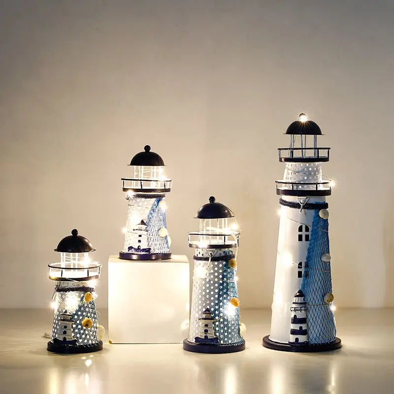 LED Nautical Lighthouse Decor