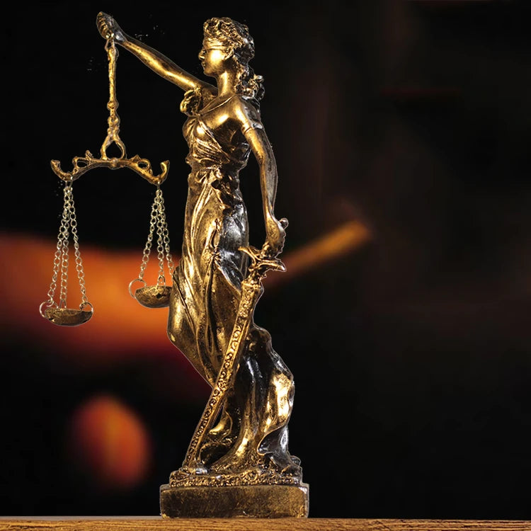 Justice Goddess Statue