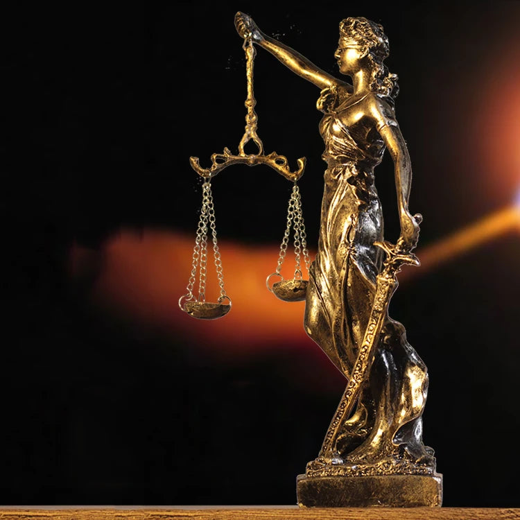 Justice Goddess Statue