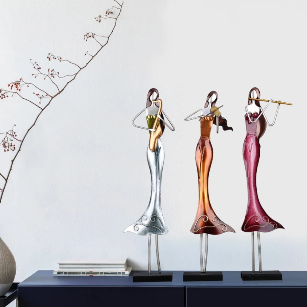 Abstract Musical Instrument Sculptures