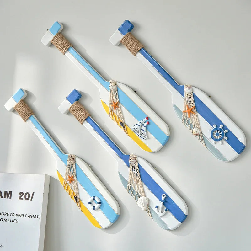 Nautical Wooden Oar Wall Decor