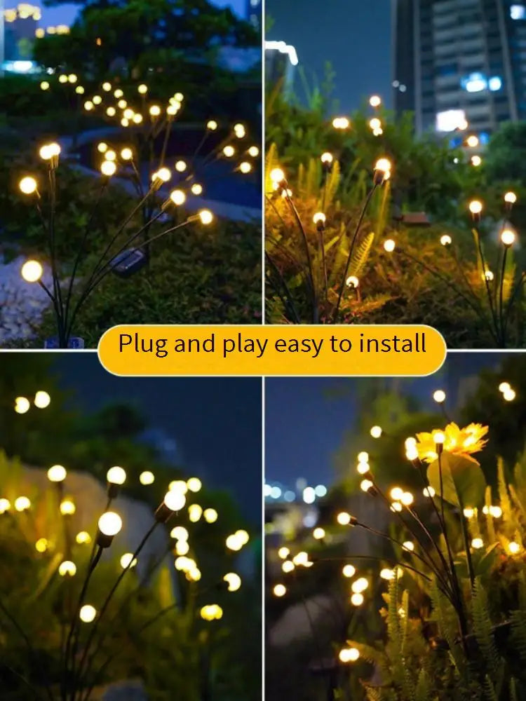 Solar Powered Firefly LED Lights