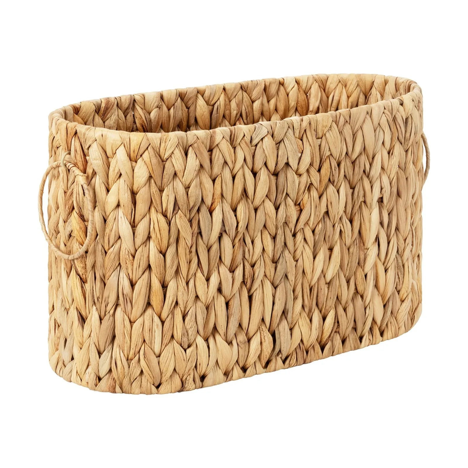 Woven Rattan Style Desktop Storage Basket