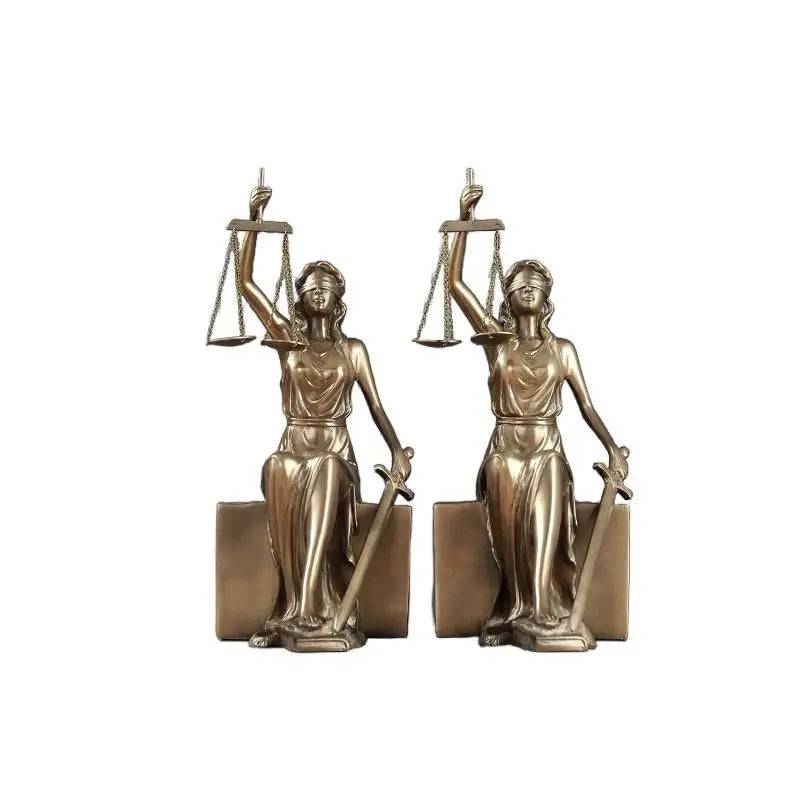 Themis Bookend Statue