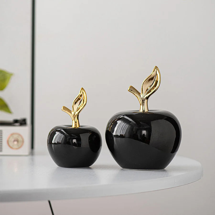 Ceramic Apple Figurine