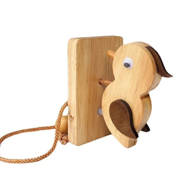 Wooden Woodpecker Door Knocker