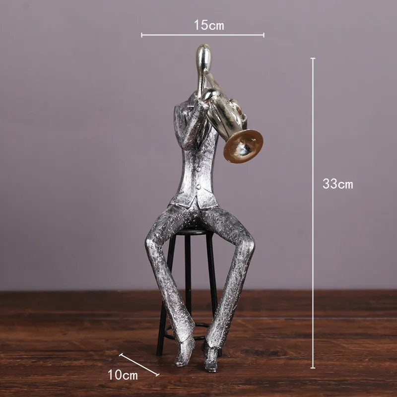 Jazz Band Home Decor Sculpture
