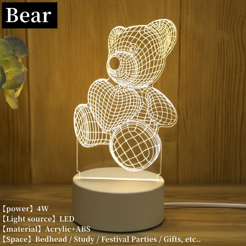 3D Led Night Light