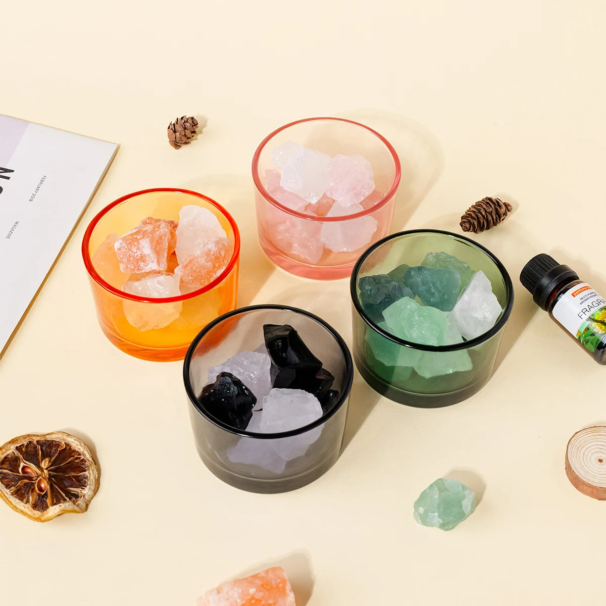 Natural Crystal Aromatherapy Lamp