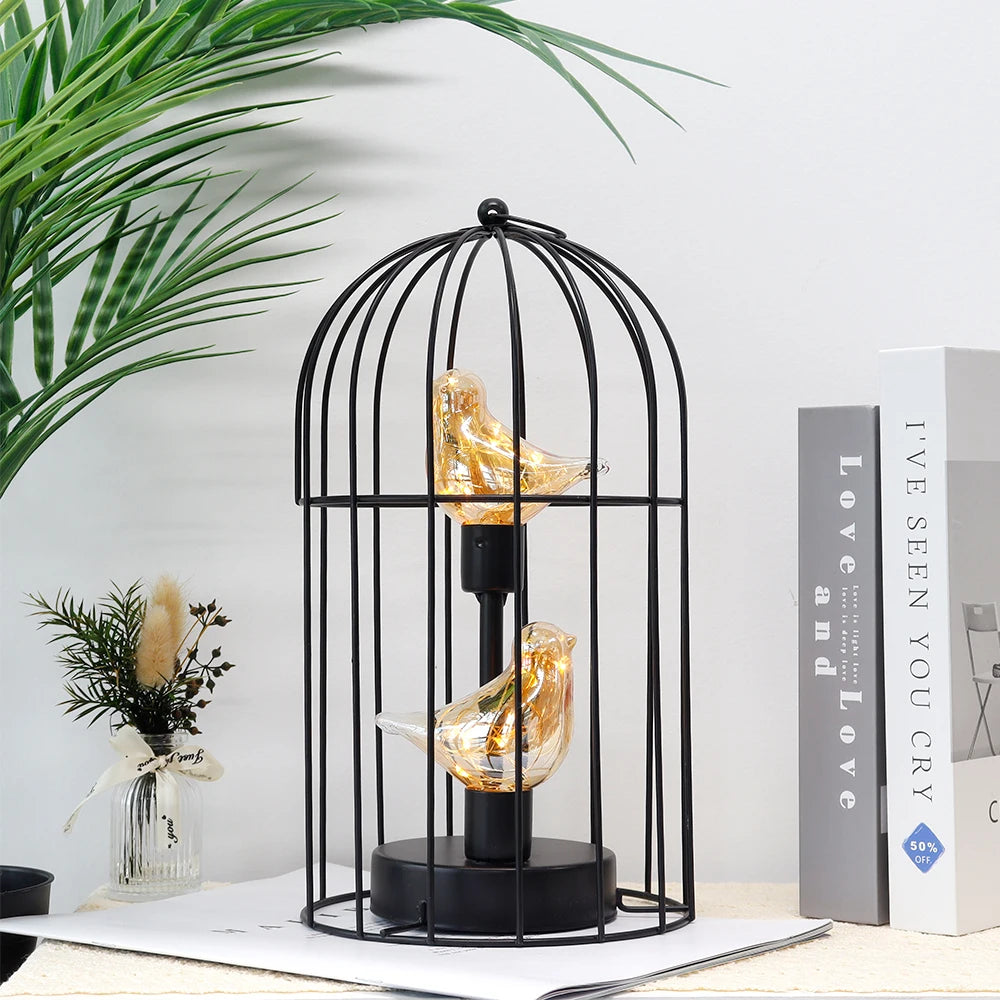 Birdcage Table Lamp