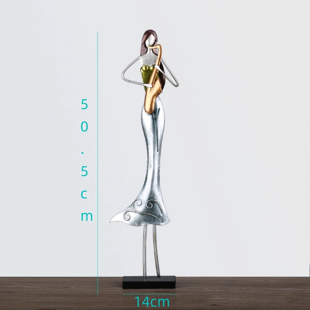 Abstract Musical Instrument Sculptures