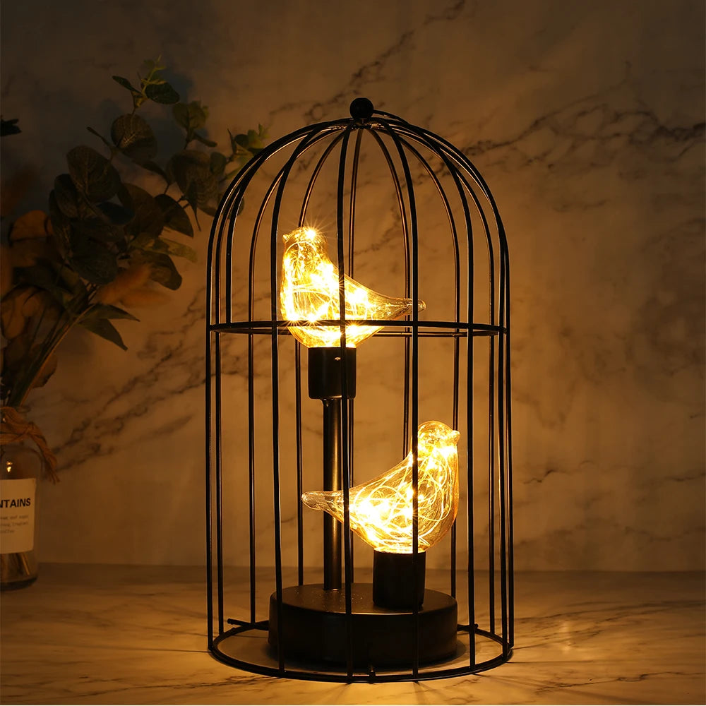 Birdcage Table Lamp