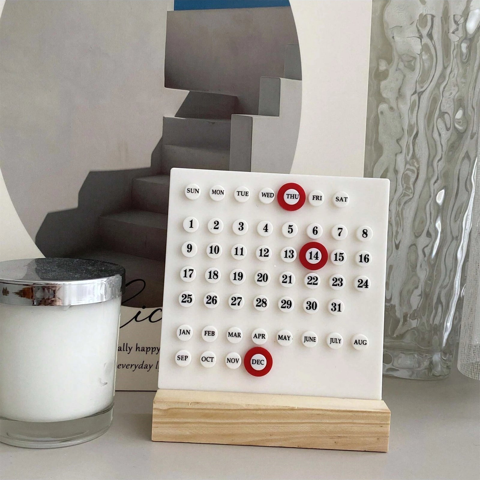 Mini DIY Desktop Calendar