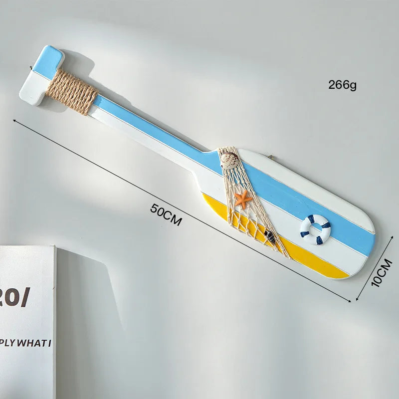 Nautical Wooden Oar Wall Decor