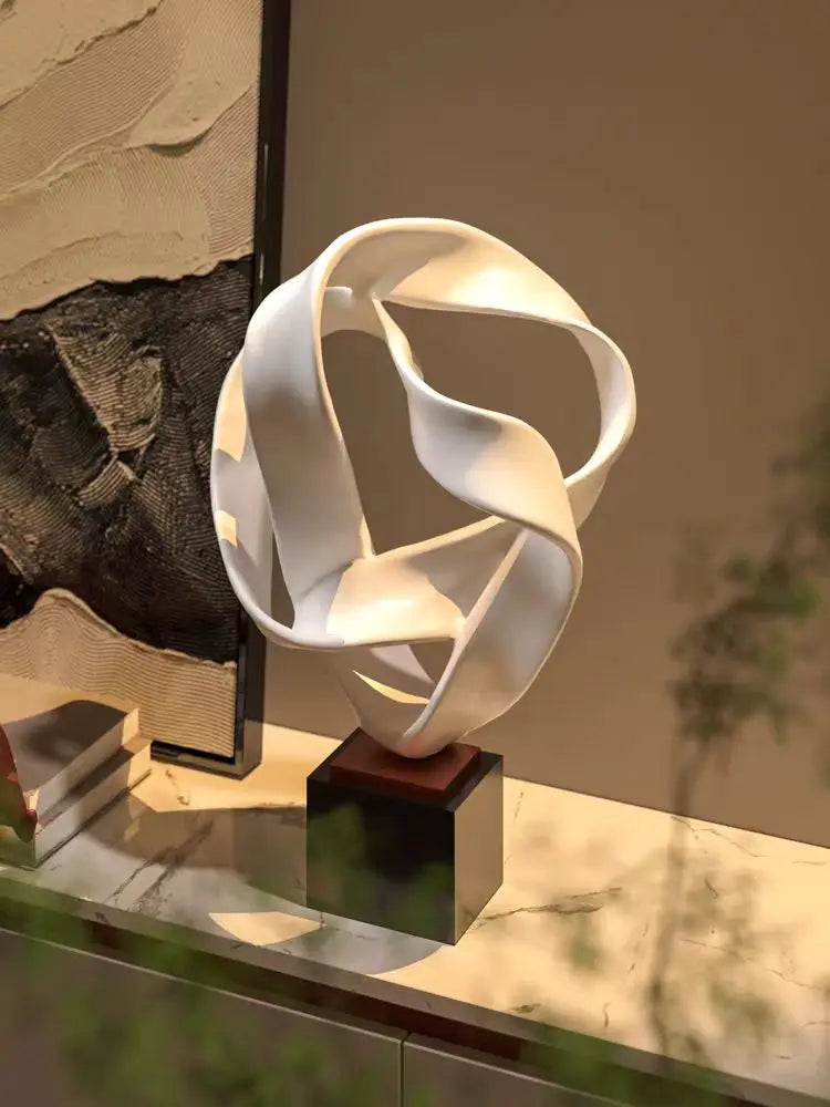 Modern Abstract Geometric Sculpture