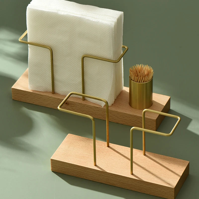 Modern Wooden Napkin Holder