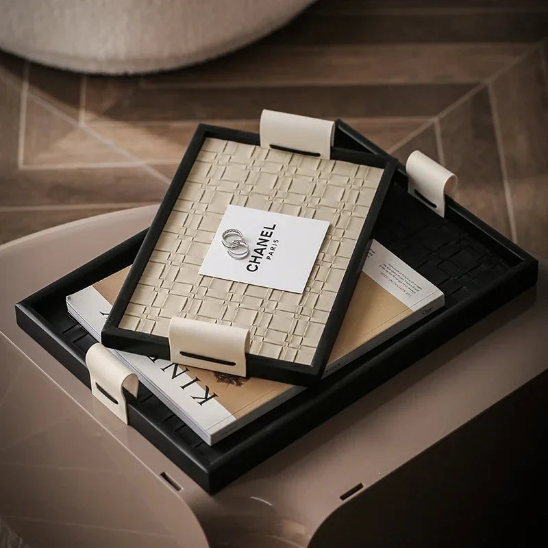 Nordic Leather Jewelry Tray