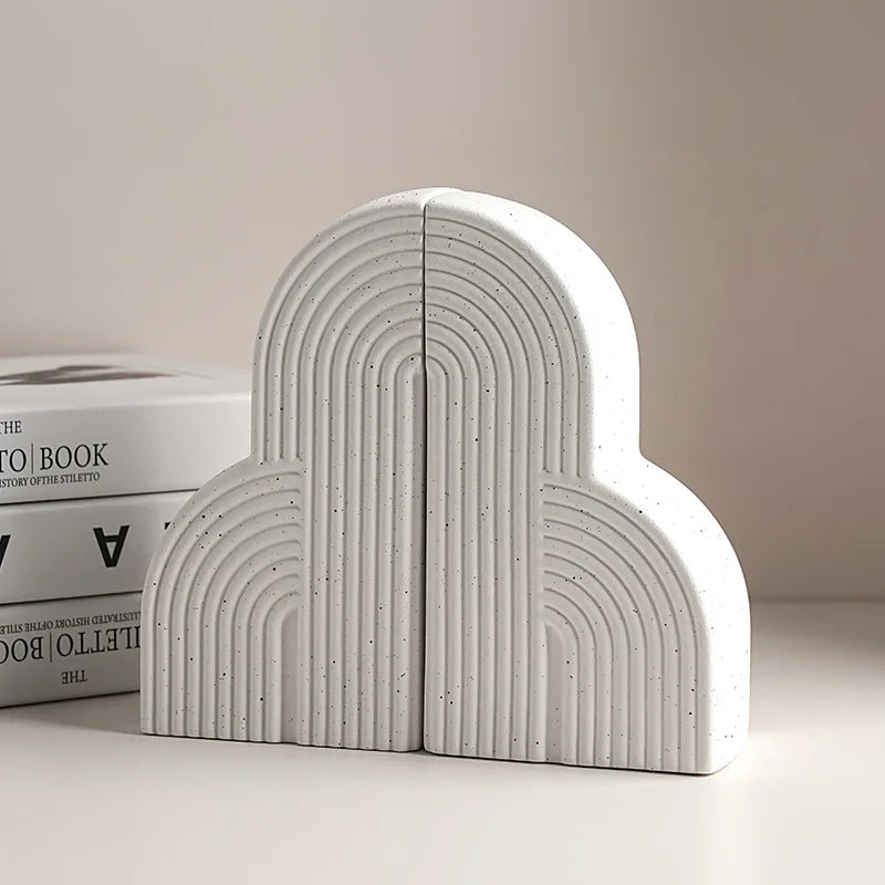 Modern Nordic Ceramic Bookend