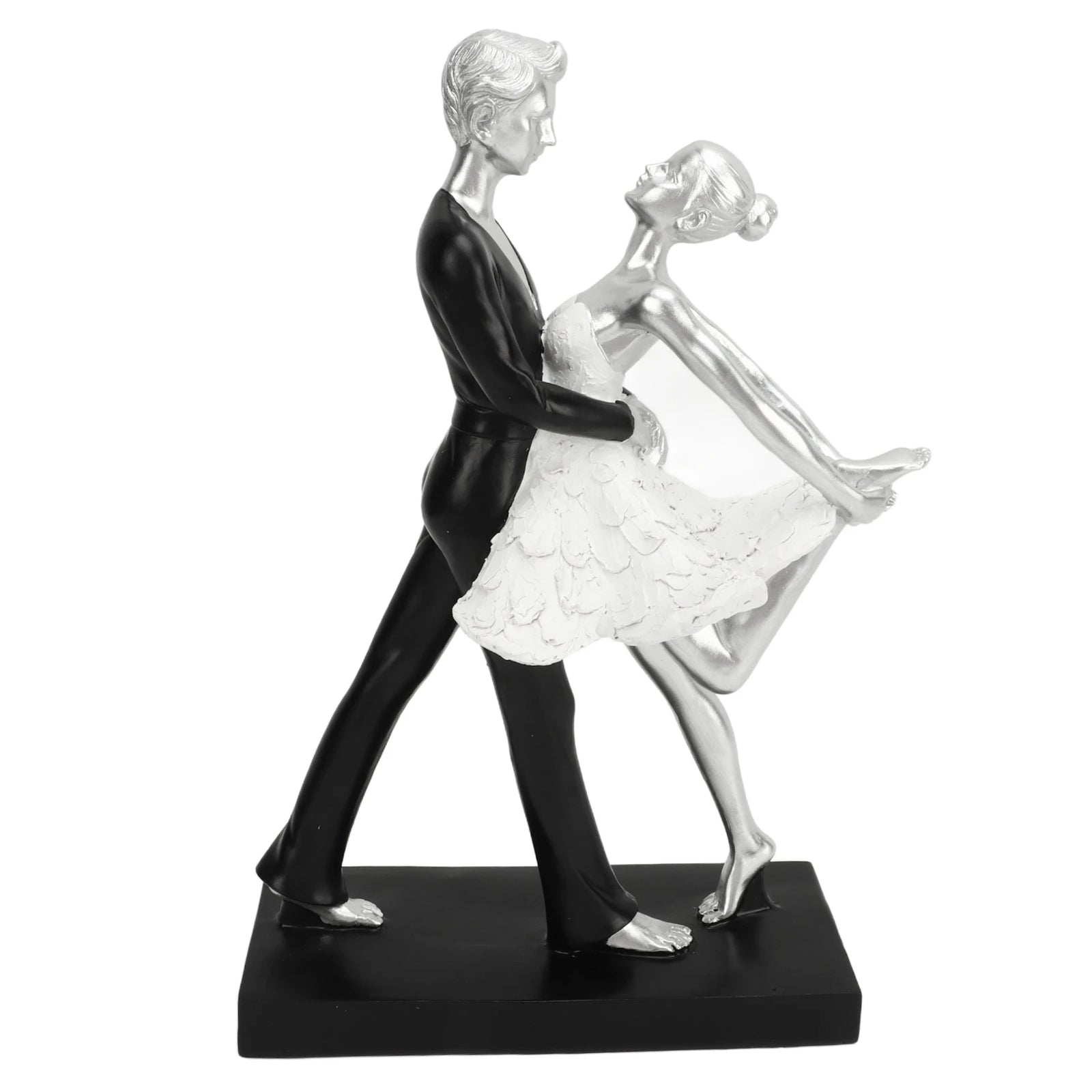 Modern Couple Dancing Resin Statue