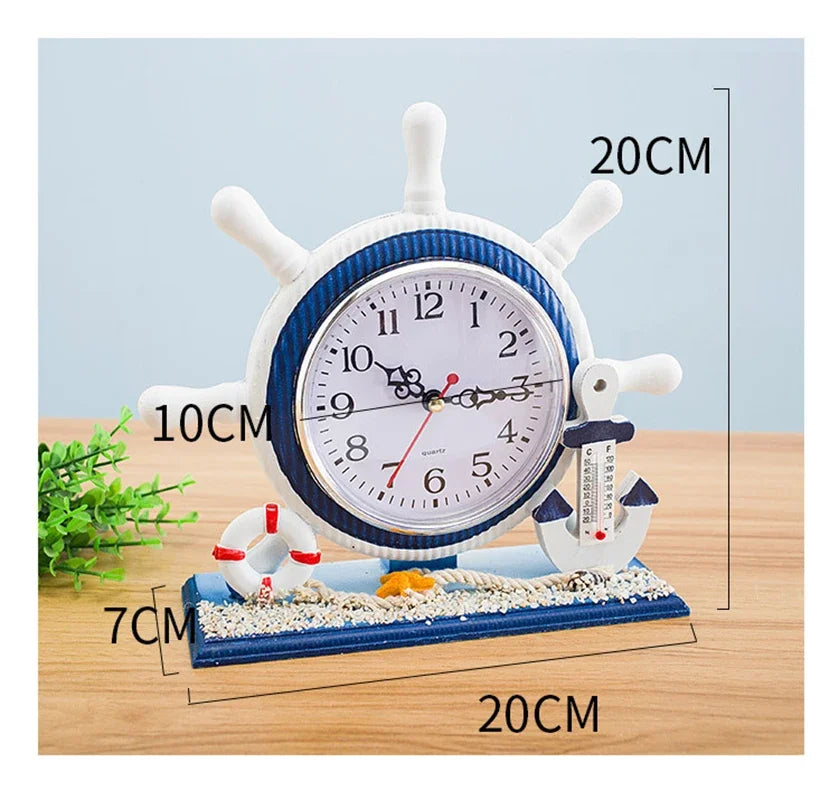 Nautical Helmsman Clock