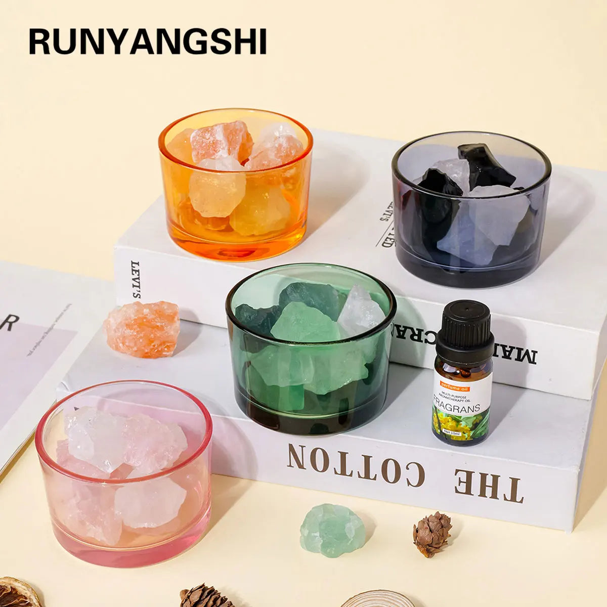 Natural Crystal Aromatherapy Lamp