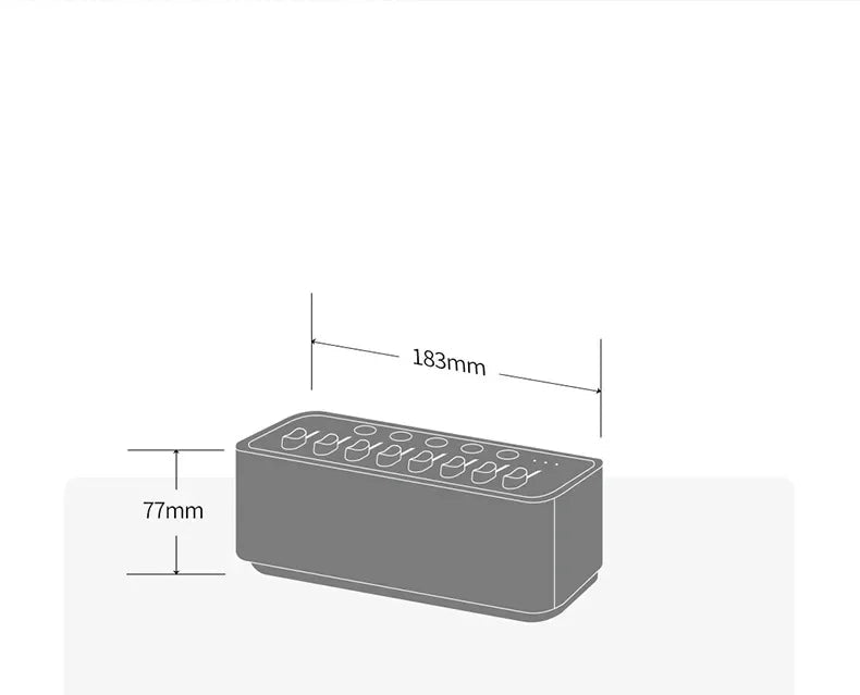 Bluetooth White Noise Speaker with Natural Soundscapes