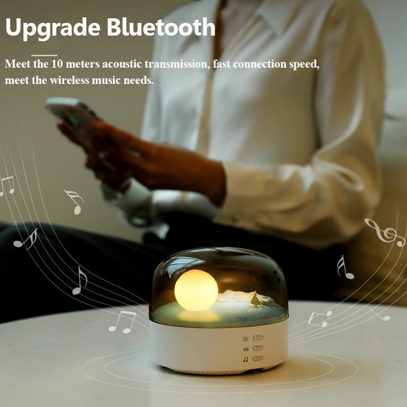 Moon Landscape Bluetooth Speaker & Night Light