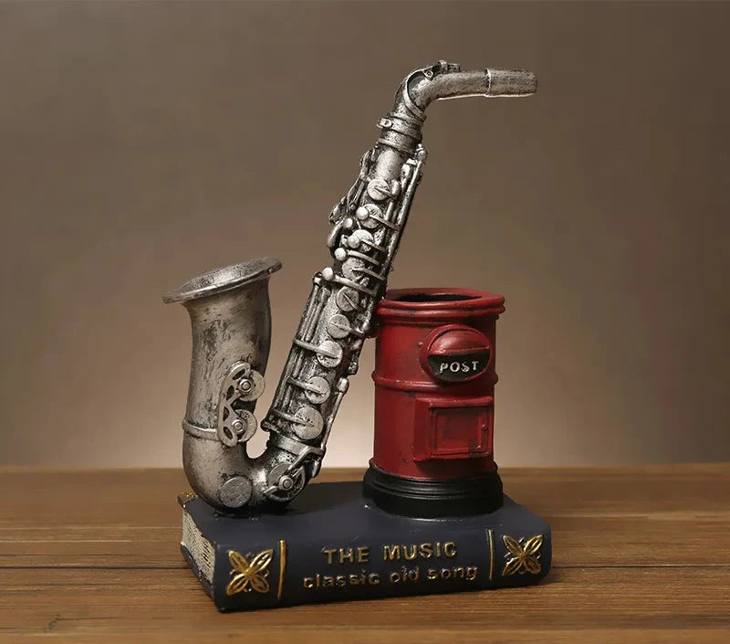 Resin Musical Pen Holder