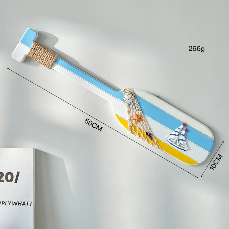 Nautical Wooden Oar Wall Decor