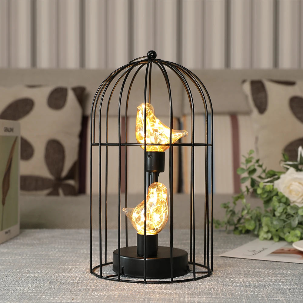 Birdcage Table Lamp
