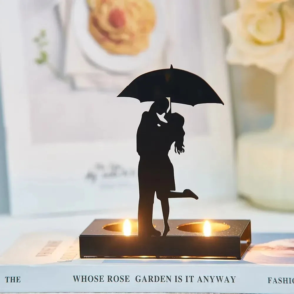 Romantic Couple Candle Holder