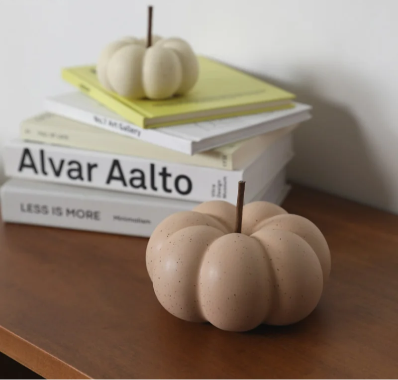 Mini Ceramic Pumpkin Figurines