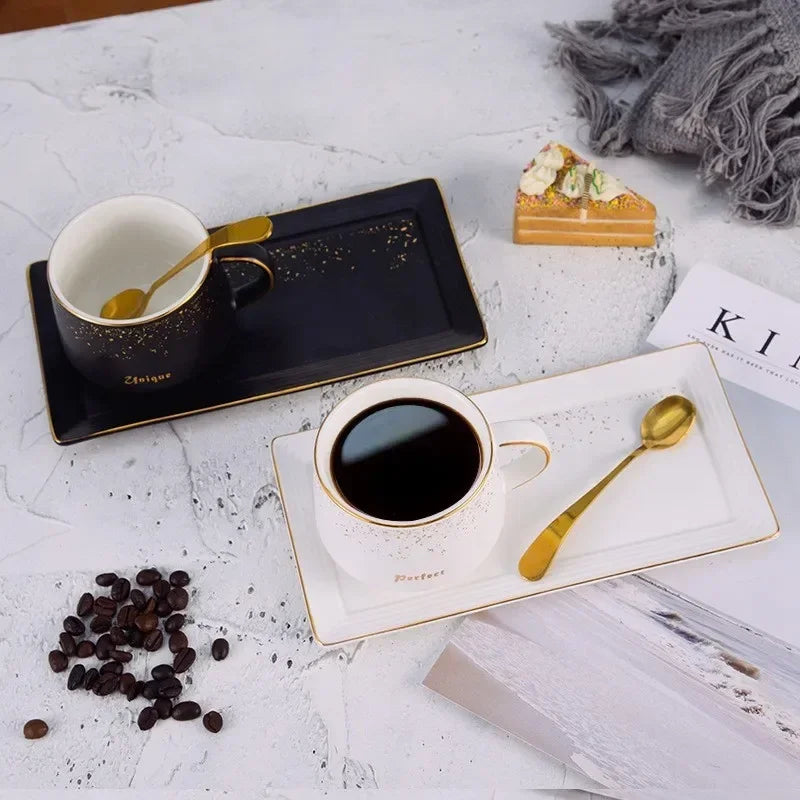 Ceramic Coffee Cup Set