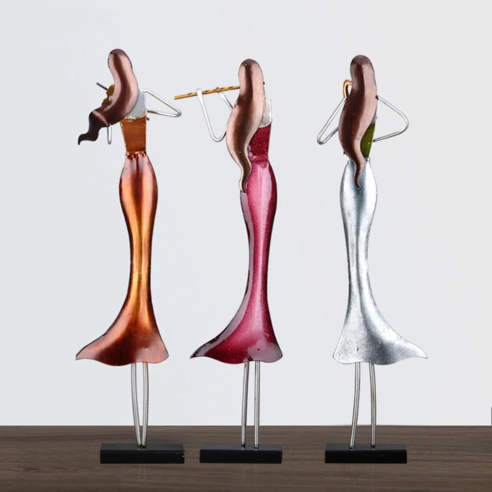 Abstract Musical Instrument Sculptures