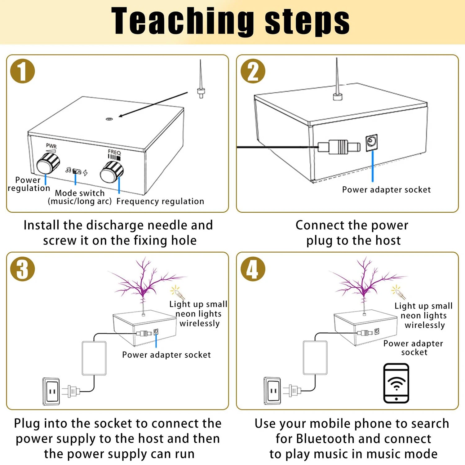 Bluetooth Tesla Coil Music Box