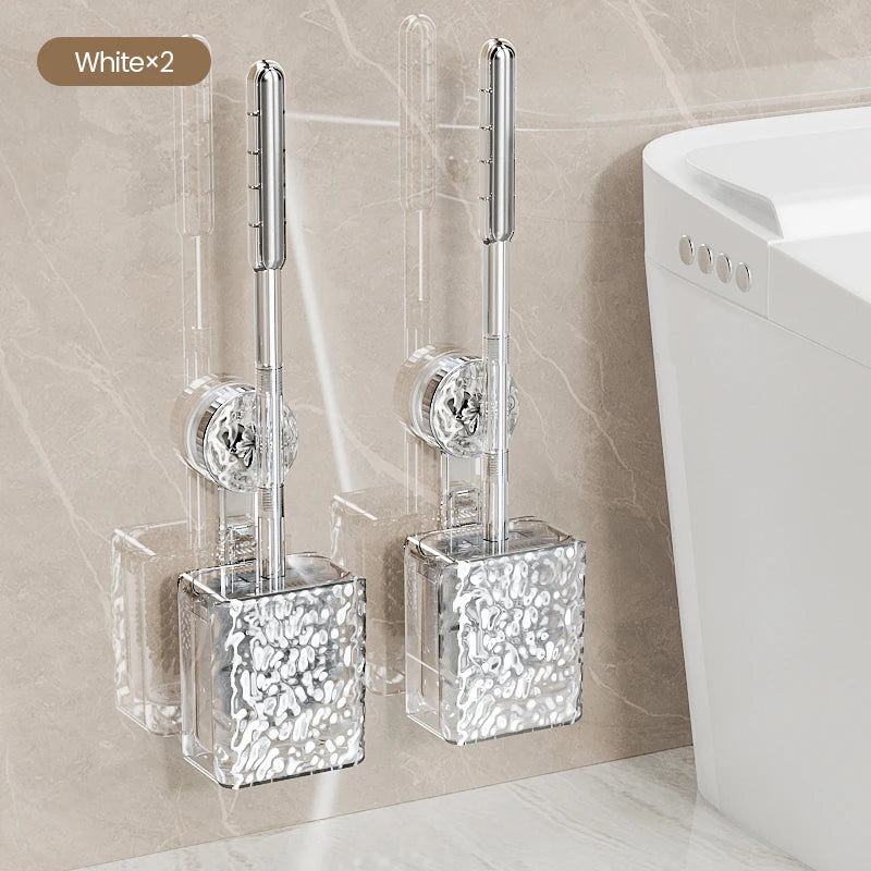Wall Mounted Glacier Toilet Brush