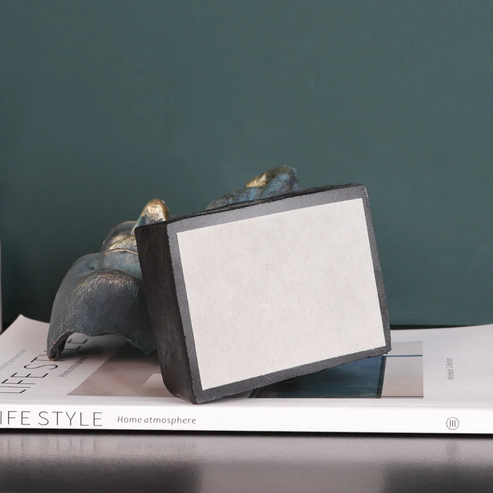 Vintage Resin Face Sculpture