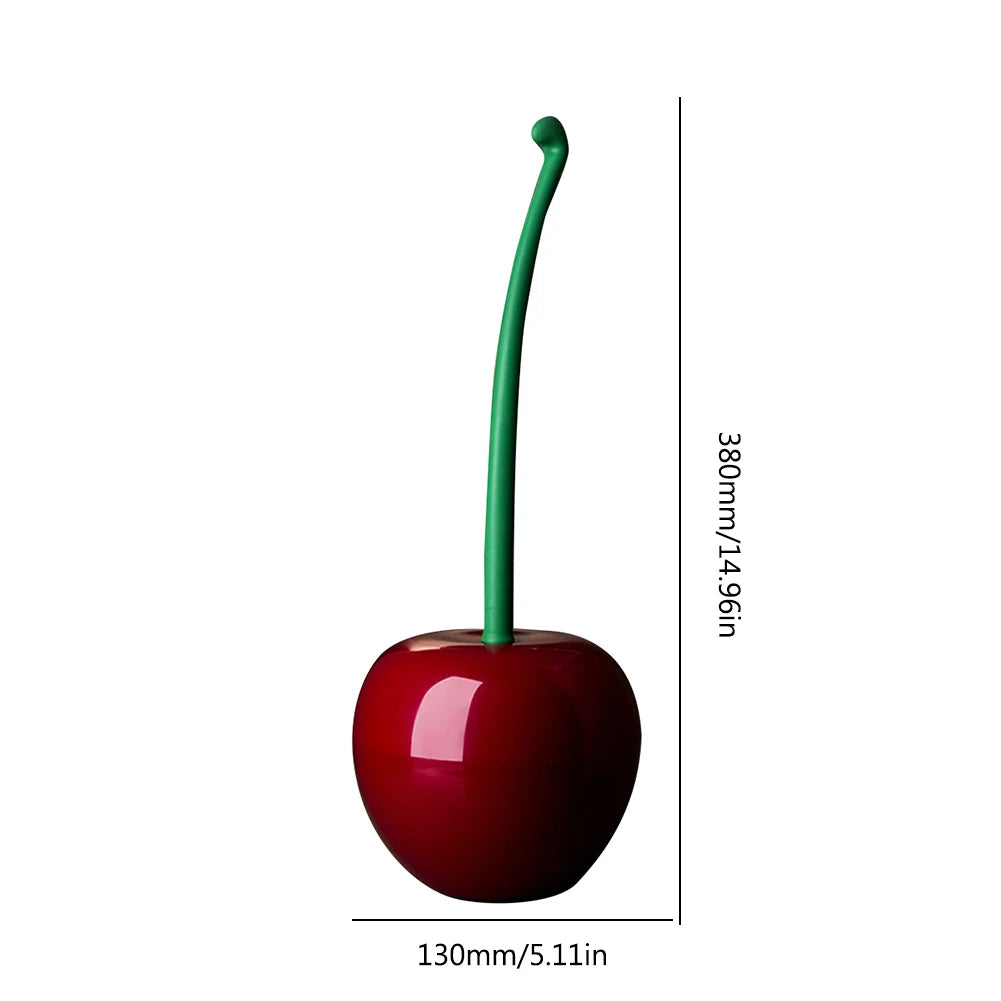 Cherry Shaped Toilet Brush Set