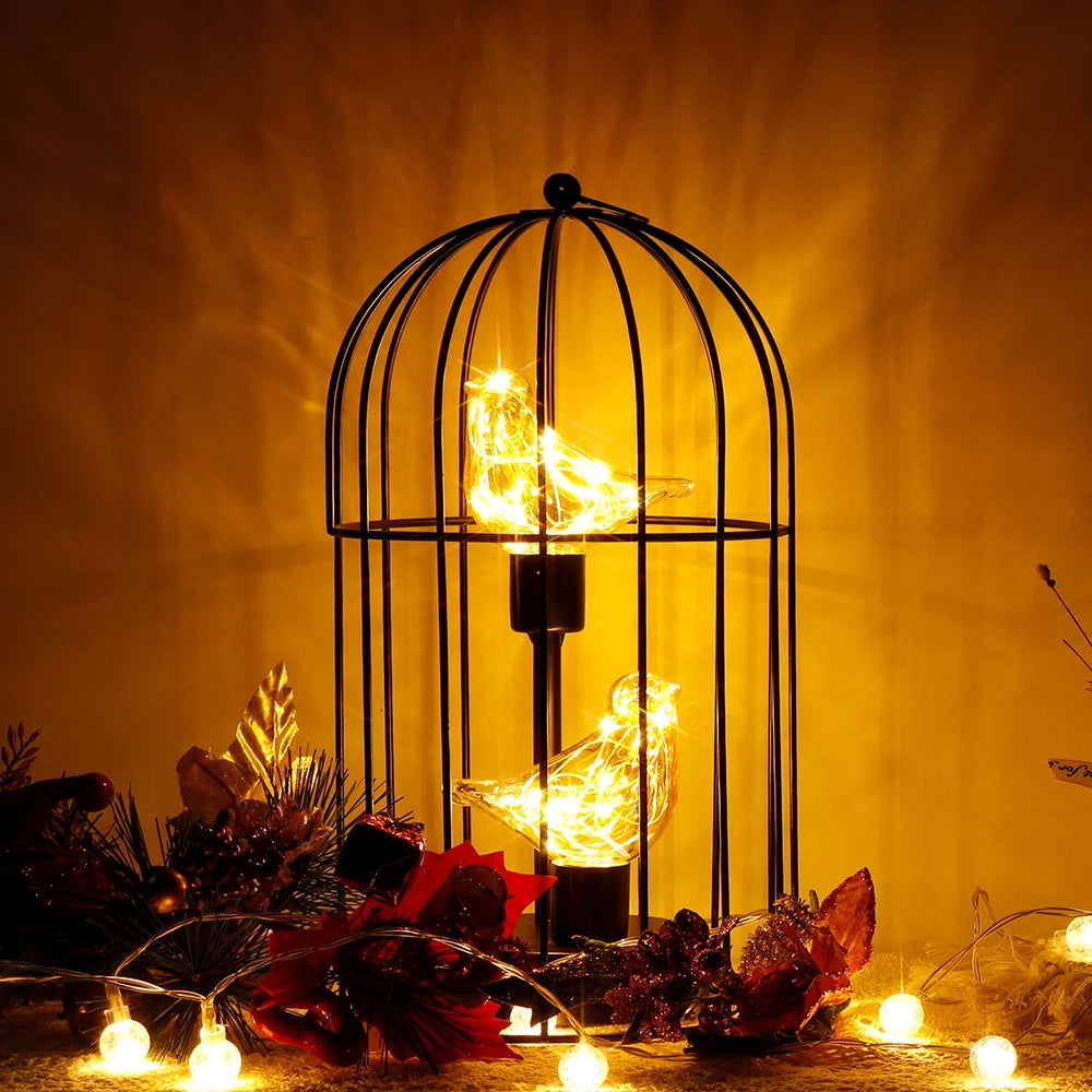 Birdcage Table Lamp
