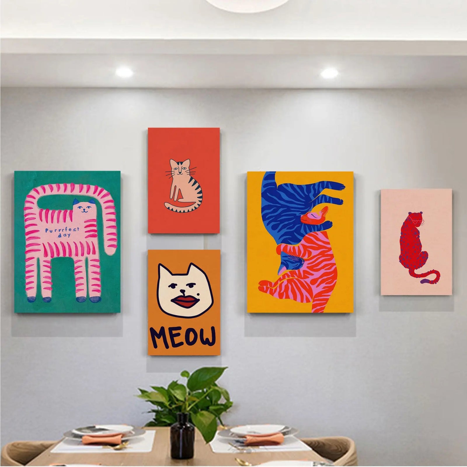 Cartoon Cat Anime Poster