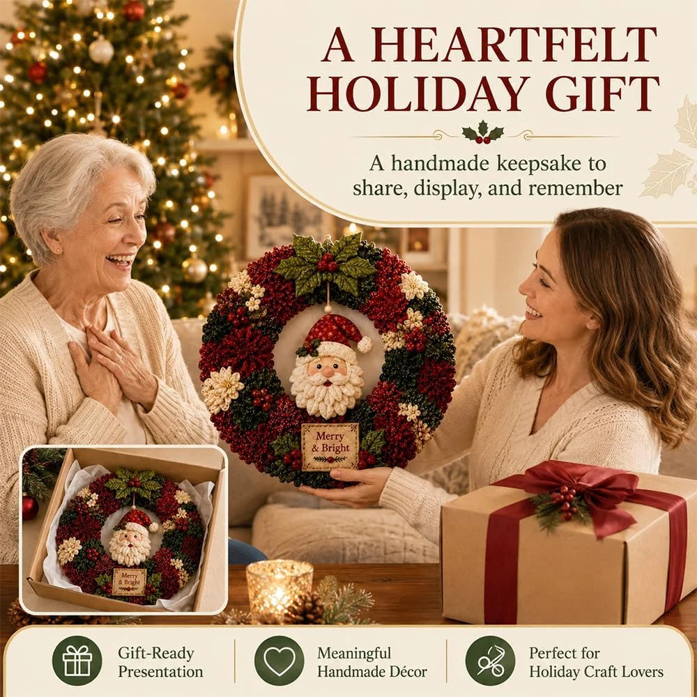 3D Christmas Wreath DIY Craft Kit