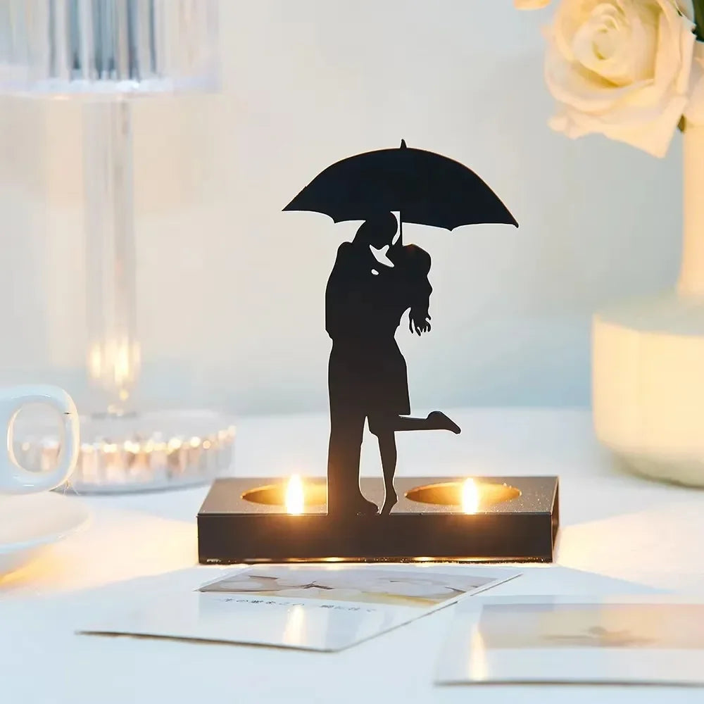 Romantic Couple Candle Holder