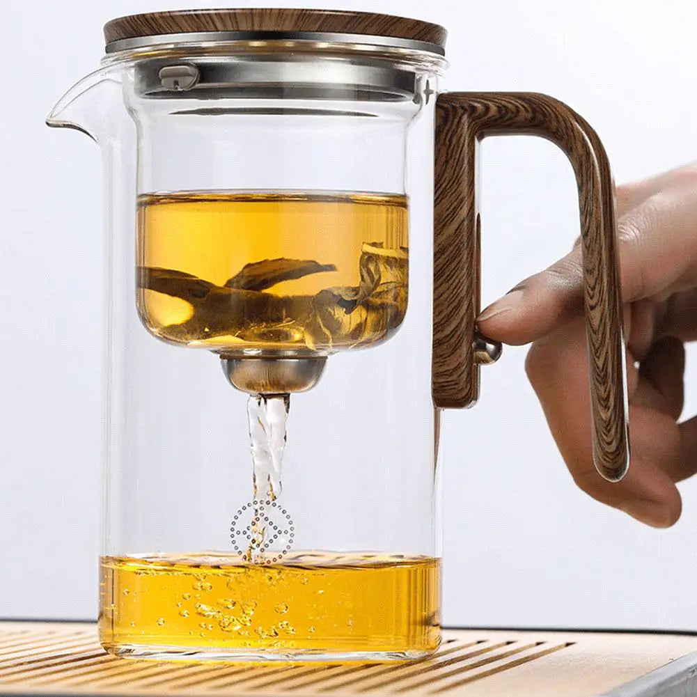 Misty Glass Infuser Teapot