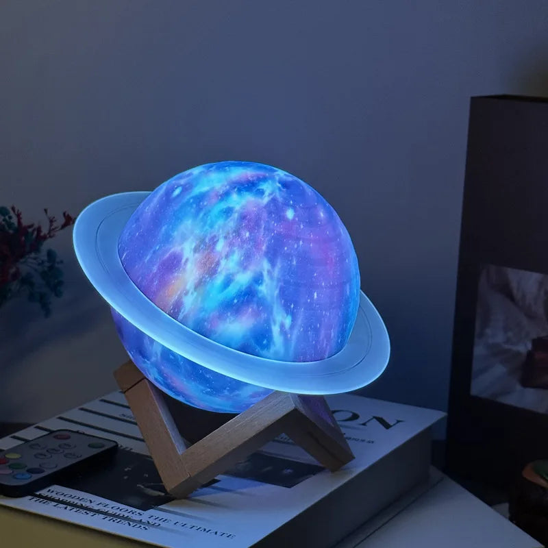 Saturn Planet Bluetooth Speaker and Night Light