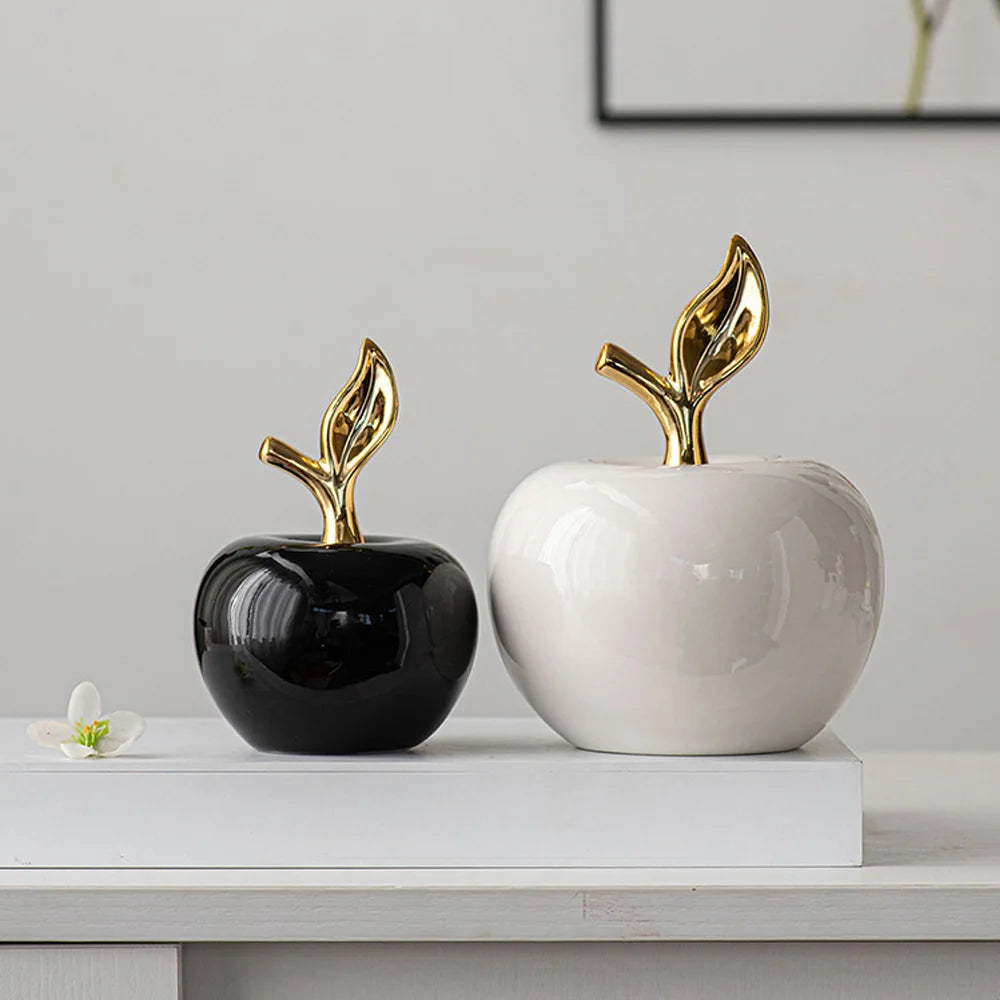 Ceramic Apple Figurine