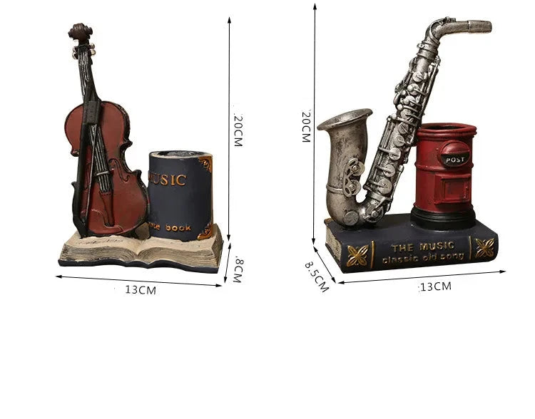 Resin Musical Pen Holder