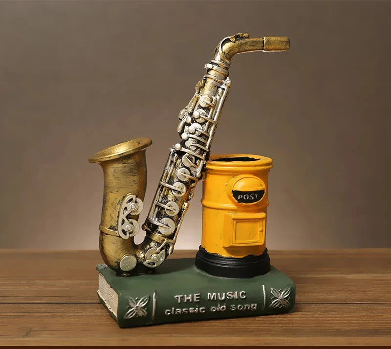 Resin Musical Pen Holder