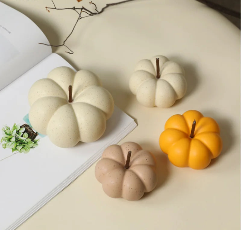 Mini Ceramic Pumpkin Figurines