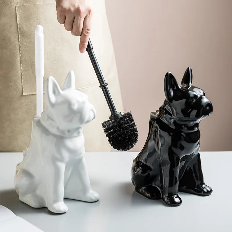 Luxury Dog-Shaped Toilet Brush